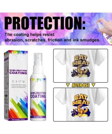 Sublimation Coating Spray for Cotton Shirts - Quick Dry & Super Adhesion - 100ML - Buy Online on GoSupps.com