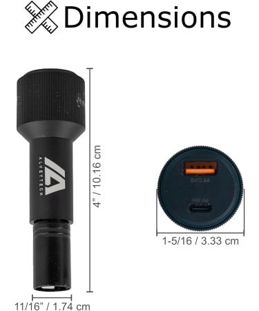 AlveyTech XLR Dual Port Charger Adapter with USB For Charging Cell Phone and Accessories on Electric Mobility Scooter Power Chair Recreational Bikes & Scooters - Buy Online on GoSupps.com