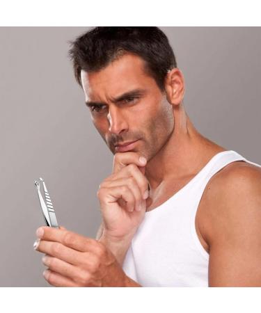 Eyebrow tweezers Ear and Nose Trimmer Anti Slip Round Tip Shavers Precisely For and Dry Shaving Sensitive Skin Care Travel Body and Ear - Buy Online on GoSupps.com