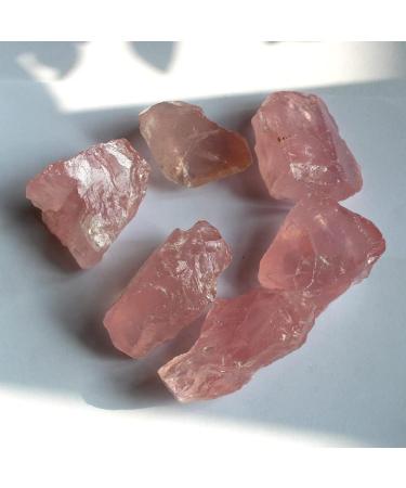 1pcs Natural Raw Pink Rose Quartz Crystal Rough Stone Specimen Crystal Love Natural Stones and Minerals Fish Tank Stone (Size : 20-30g) - Buy Online on GoSupps.com