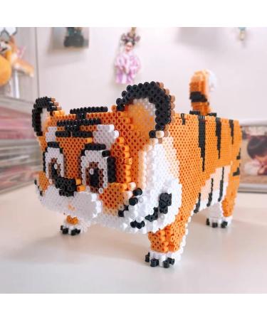 2.6MM Mini Iron Fuse Beads Set - White and Black (10000pcs each) for Crafts, DIY Decor - Includes 1 Ironing Paper - Buy Online on GoSupps.com