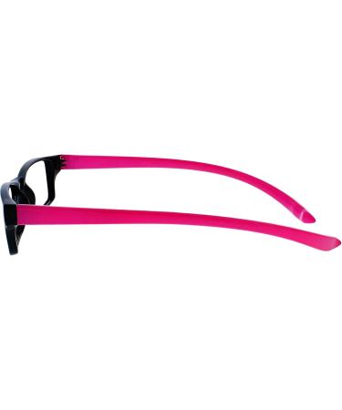 Buy Black Neon Pink Neck Readers | Women s Reading Glasses +2.50 Diopters - The Reading Glasses Company - Buy Online on GoSupps.com