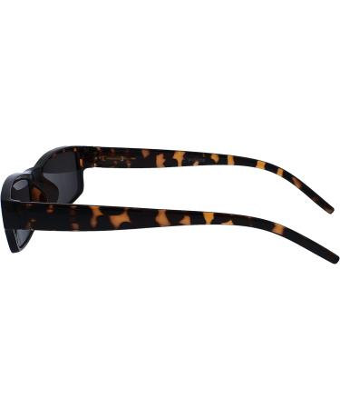 UV400 Solar Reader Glasses 2-Pack - Designer Style Black & Brown Tortoise | Men's & Women's UV Protection +2.00 Diopters - Buy Online on GoSupps.com
