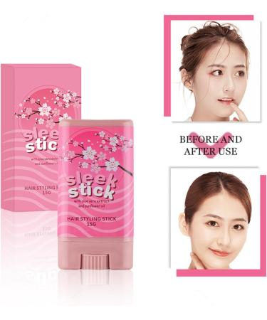 Cherry Blossom Hair Finishing Cream Hair Tamer Stick Long Lasting Non-Greasy Moisturizing and Shiny Styling Cream for Everyone - Buy Online on GoSupps.com