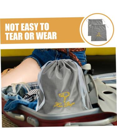 NOLITOY 6 Pcs Hair Dryer Storage Bag Hair Blower Bag Hair Dryer Travel Bag Hair Dryer Bag for Travel Drawstring Pouch Drawstring Hair Dryer Bags Drawstring Storage Bag Hair Blow Dryer Bag 35.00X30.00X0.50CMx3pcs Greyx3pcs - Buy Online on GoSupps.com