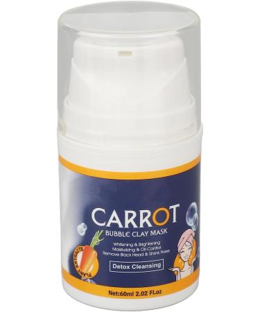 Masque Bulles de Carotte limine les Peaux Mortes Masque Facial Hydratant et claircissant Bulles de Carotte pour un Usage Quotidien 60 Ml - Buy Online on GoSupps.com