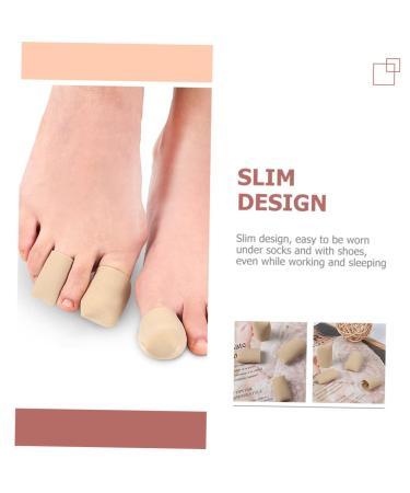 Beavorty 2pcs Silicone Toe Sleeves Toe Caps Toe Protectors - 2.5x4cm - Buy Online on GoSupps.com