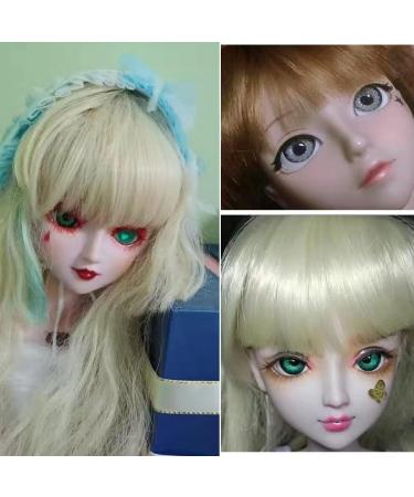 Jashem 8 Pairs 22mm Half Round Realistic Acrylic Eyes for Halloween Props, Masks, Dolls - 4 Colors Craft Plastic Eyeballs - Buy Online on GoSupps.com