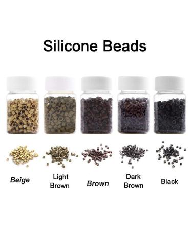 Kalolary 2500PCs Microrings - 5mm Micro Link Rings for Thick Hair Extensions & Professional Hair Experience Tools - International Shipping Available - Buy Online on GoSupps.com