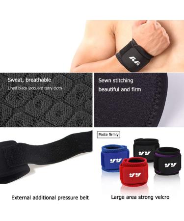 Wrist Brace for Ganglion Cyst, Arthritis, Carpal Tunnel - Breathable Sport/Fitness Support for Men and Women (Black) - Buy Online on GoSupps.com