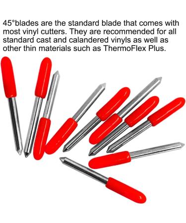 30 pcs (30/45/60 Degree) AFUNTA Blade Vinyl Cutter Plotter Cutting Blades for Roland & Most Domestic and Imported Plotter with Blade Holder Base - Buy Online on GoSupps.com