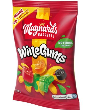 Maynards Bassetts Winegums 350g - Delicious Chewy Fruit Candy - Buy Online on GoSupps.com