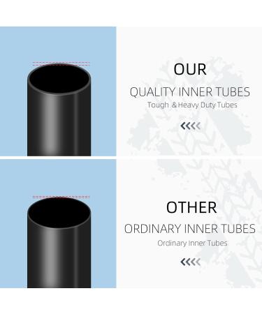 BWSHLF Fat Tire Tube 20x4.0 Schrader Valve 35/48mm - Anti-Puncture Inner Tube with High Air Tightness - 2 Pack with Tire Levers - Buy Online on GoSupps.com