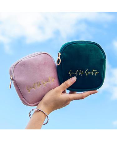 Large Capacity Tampon Bag & Organizer Wallet for Women - Stylish & Versatile Pocket for Tampons Bandages Towels & More - Green - Buy Online on GoSupps.com