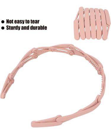 Retractable Folding Headbands Adjustable Pocket Non Slip Headpieces Compact Hair Hoops Hair Accessories for Girls Women (Light Pink) - Buy Online on GoSupps.com
