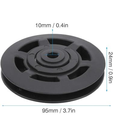 10Pcs Set 95MM Nylon Bea Pulley Wheel Replacement for Gym Fitness Equipment Smooth Performance - Buy Online on GoSupps.com