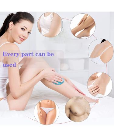 Nano Crystal Hair Removal Stone | Fast & Easy Hair Remover for Men and Women | Painless Hair Removal Tool for Arms, Legs, Back | Soft Smooth Skin | Black - Buy Online on GoSupps.com