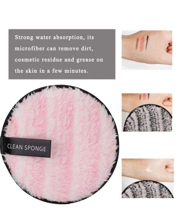 Washable Cotton Makeup Remover Pads - Reusable Cleaning Puffs for Beauty Salons & Home Use (Pink) - Buy Online on GoSupps.com