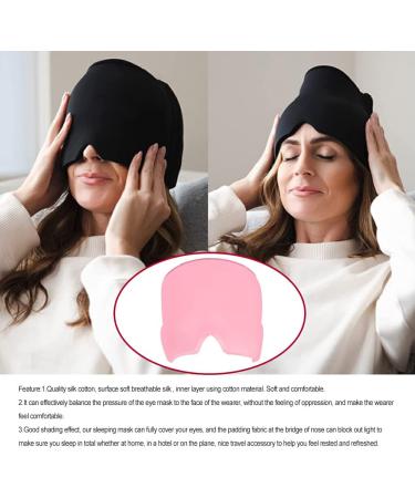 twcrvil Eye Patch Gel Migraine Relief Hat Lightweight Eyepatches Sleeping Covers Cooling Cover Eyes Tension Sinus Men Single Layer/Pink - Buy Online on GoSupps.com