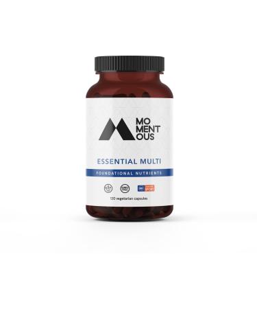 Momentous Essential Multivitamin - Complete Vitamin and Mineral Complex for Athletes and Wellness Enthusiasts