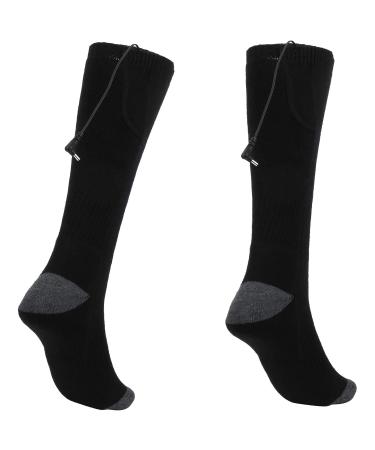 1Pair Smart Heating Stockings Winter Ski Warm Electric Heat Socks - Black - Buy Online on GoSupps.com