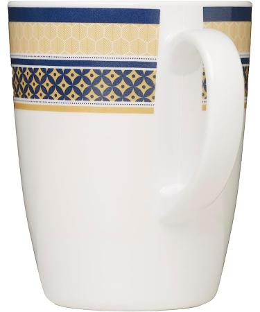 Rosa Lifestyle Two Handled Melamine Mug 400ml - Lightweight Daily Living Aid for Elderly with Tremors, Arthritis & Weak Grip (White) - Buy Online on GoSupps.com