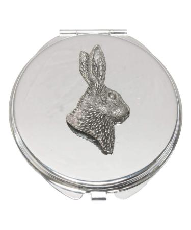 Hare Head Compact Mirror Handbag Gift With Free Engraving 171