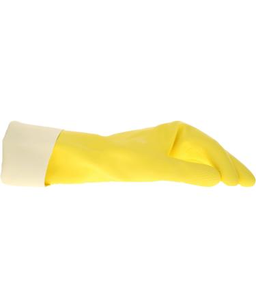 Sorbo Large Latex Household Gloves with Soft Lining and Extra Long Cuff - Yellow, 1 Pair - Buy Online on GoSupps.com