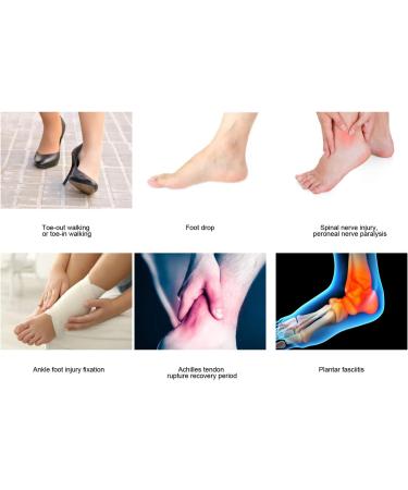 Orthopedic Ankle Support & Foot Drop Brace Splint for Hemiplegia - Left Foot Rehabilitation Tool - Buy Online on GoSupps.com