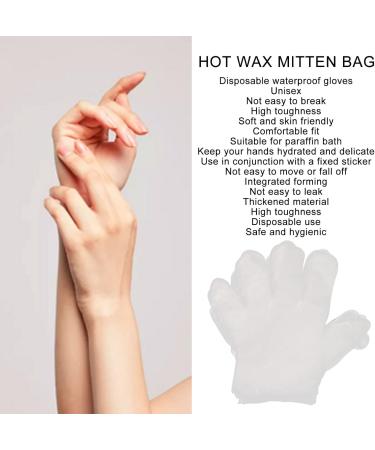 Sac de Cire Chaude Rev tement de Bain de Paraffine Bricolage 100pcs avec Autocollant pour Salon de beaut  - Buy Online on GoSupps.com