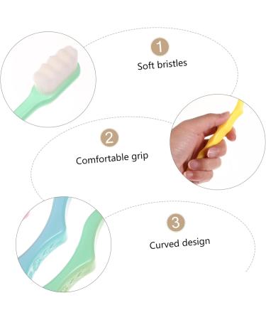 4-Piece Wangan Hair Toothbrush Set - Children's Oral Hygiene & Gum Care | Deep Cleaning Toothbrushes - Buy Online on GoSupps.com