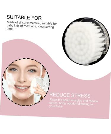 Didiseaon Cleansing Brush Silicone Brush Manual Face Cleanser Pore Cleaning Brush Face Scrubber for Women Face Cleaning Tools Face Tools Deep Face Brush White Miss Pp Handheld - Buy Online on GoSupps.com