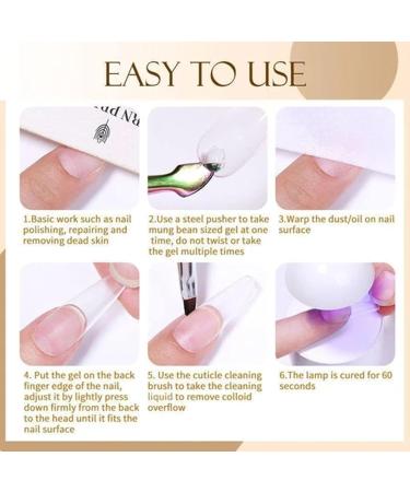 LJHG Gel Nail Art Glue - 3 in 1 Super Strong Glue for Acrylic Nails & Rhinestones (1pcs) - International Shipping Available - Buy Online on GoSupps.com