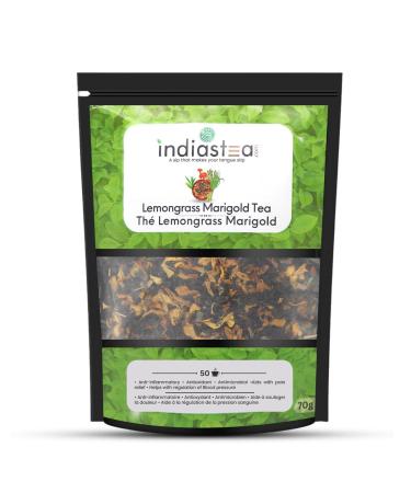 Lemongrass Marigold Tea | India's Original Tea (50 cups) | Antioxidant & Anti-Inflammatory