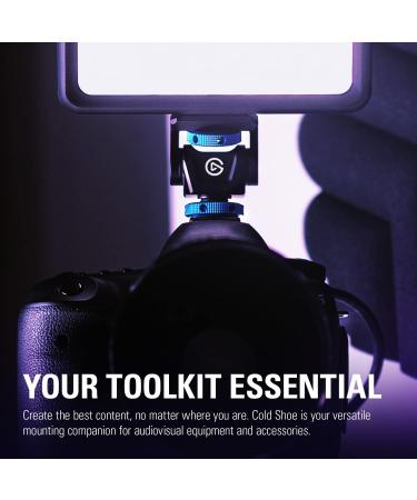 Elgato Cold Shoe Mount for Lights, Flash, Microphones - Adjustable Thread, Compatible with Key Light Mini, Stands & Tripods - Ideal for Photo & Video Studio Production - Buy Online on GoSupps.com