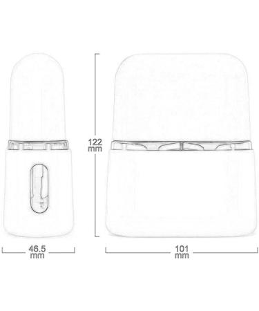 Portable Mini Pump Bottle Set for Travel - Lightweight & Convenient Essentials in Light Gray - Buy Online on GoSupps.com