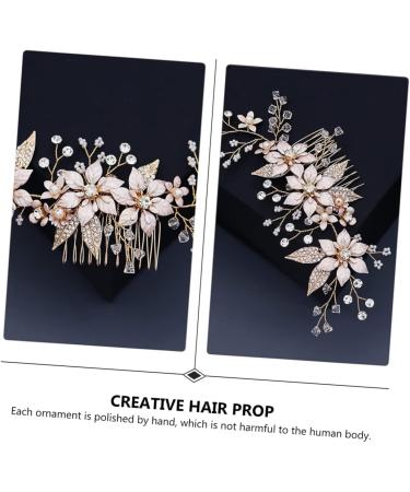MAGICLULU 1 PC Hair Comb Exquisite Bridal Comb Practical Hair Prop Charming Hair Supply Party Decoration Supply Beautiful Comb Creative Hair Prop Sweet Hair Prop Female Tuck Comb - Buy Online on GoSupps.com