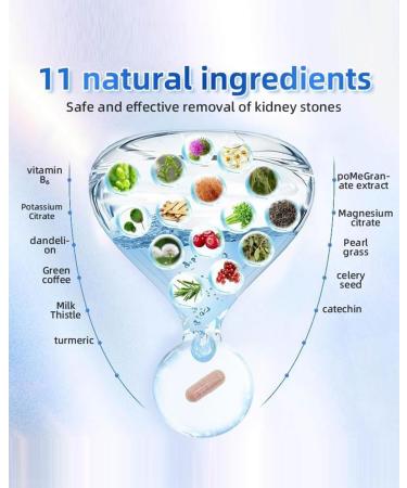 Vanmate Kidney Stone Crusher Protect Kidney and Urinary Tract Health Urinary Tract Cleaning and Gallbladder Supplement Pearl Grass and Cranberry Extract 60 Capsules 650 mg - Buy Online on GoSupps.com