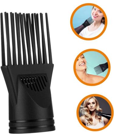 Didiseaon 10 Pcs Hair Dryer Comb Hair Blower Nozzle Hair Blow Dryer Comb Hair Dryer Attachment Nozzle Hair Dryer Front Nozzle Universal Diffuser Blow Dryer with Comb Adapter Plastic Modeling 13x6cmx2pcs Blackx2pcs - Buy Online on GoSupps.com