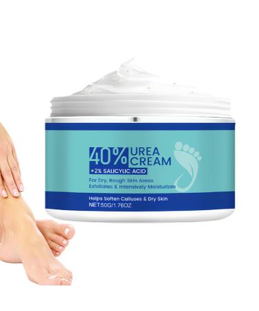 Zasdvn Moisturizing Foot Cream | 50g Soothing Softening Moisturizer - Skin Care Lotion For Dry And Chapped Feet For Hydration Pedicure Daily Travel Night Women Girls Adults