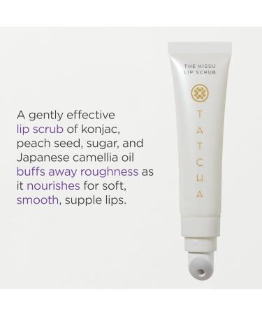 Tatcha Kissu Lip Scrub - Moisturizing Peach Seed Lip Exfoliant for Smooth Polished Lips | International Shipping Available - Buy Online on GoSupps.com