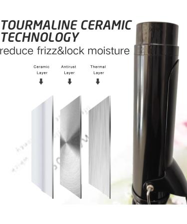 Ceramic Coated 1.5 Inch Curling Iron for Long Hair | Extra Long Barrel Hair Styling Tool for Women - Buy Online on GoSupps.com