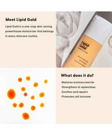 Stratia Lipid Gold | Skin-Strengthening Moisturizer with Ceramides & Niacinamide | Hydrate & Soothe All Skin Types | 3.4 Fl Oz | International Shipping - Buy Online on GoSupps.com