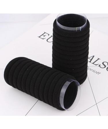 Buy Oyfel Elastic Hair Ties - Black 20-Piece Ponytail Holders for Girls Women Toddlers & Children - Colorful Spiral Hair Bands - Buy Online on GoSupps.com