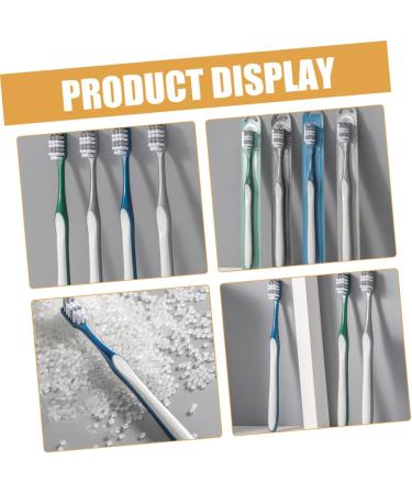 Eco-Friendly Kombiiuda Manual Toothbrush Set - 4 Reusable Men's Travel Brushes for Camping & Home - Buy Online on GoSupps.com