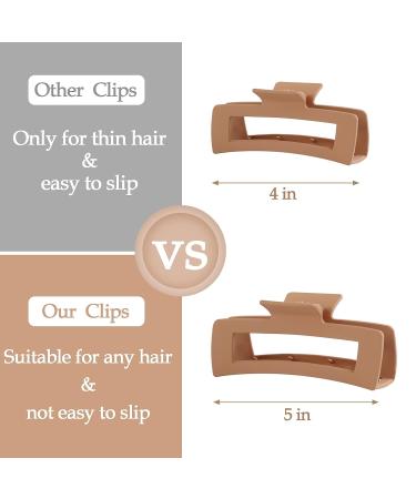 5 Inch Extra Large Claw Clips for Thick Long Curly Hair - Strong Hold Oversized Hair Accessories for Women & Girls - Buy Online on GoSupps.com