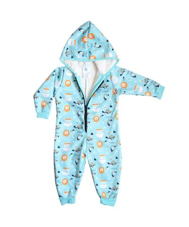 Splash About Fleece Lined All in One Puddle Suit 2-3 Years Noah's Ark