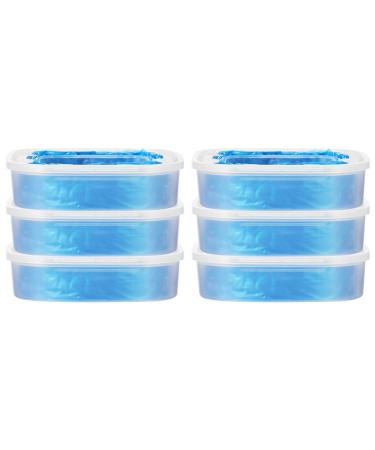 Kinberry Cat Litter Refills Bag - 6PCS Suitable for Genie Standard/PLUS/XL special garbage bags Cat Litter Refill Cartridge Universal Cat Litter Refill Bags (Included Cartridge)