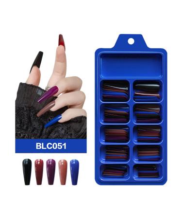 400 Extra Long Matt Coffin Fake Nails | Ballerina ABS Full Coverage Nail Tips for Women | Vibrant Colors | International Shipping - Buy Online on GoSupps.com