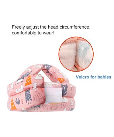 Shop Ldawyde Baby Helmet - Adjustable Head Protection for Infants & Toddlers | Safe & Stylish Running Gear in Pink - Buy Online on GoSupps.com